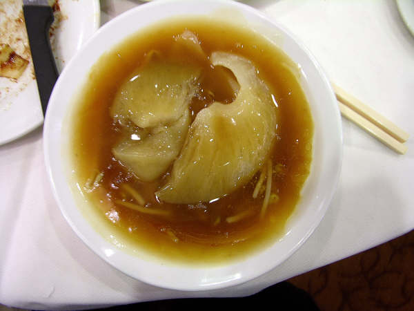 Shark fin soup is a delicacy, not only for Asians but for the Western diners as well. Shark Fin soup 2